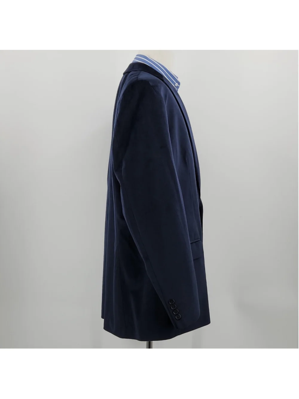 Ralph Lauren mens Lexington Blazer 50L Navy Velour 2-Button Jacket